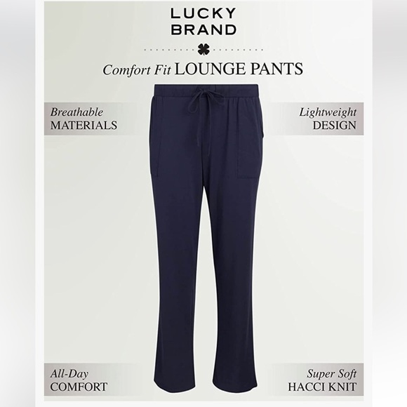 Bundle Lucky Brand  Pajama Pants 2 pair size XL - Picture 2 of 9